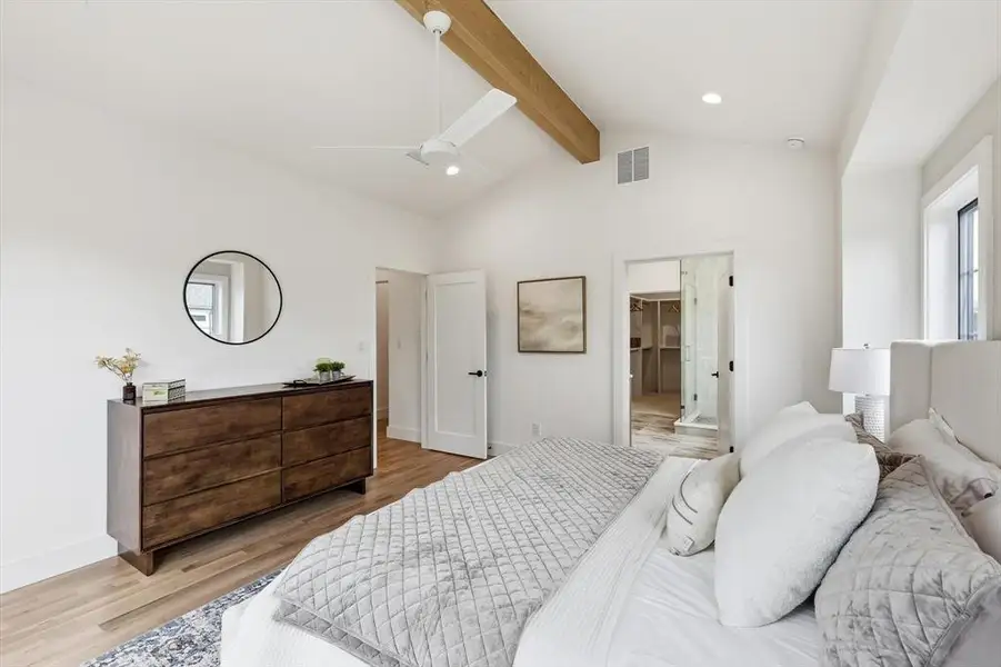 Furnished interior view inside a new home in , Dallas (Image 17).