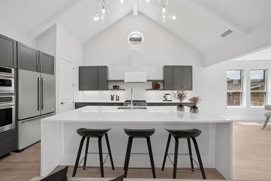 Furnished interior view inside a new home in Sterling Greene, Arlington (Image 10). Furnished interior view inside a new home in Sterling Greene, Arlington (Image 10).