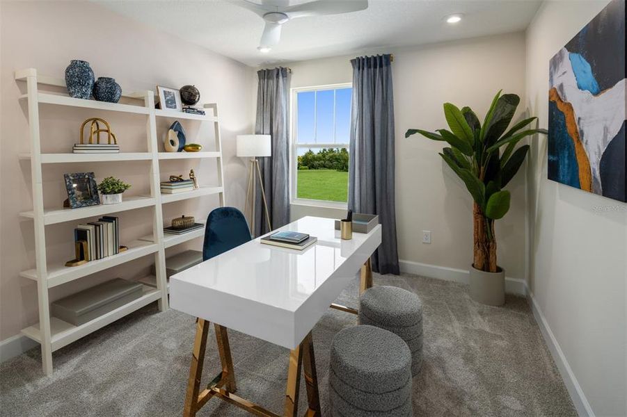 Furnished interior view inside a new home in Meadowlark Landing, Apopka (Image 10).