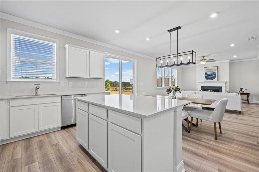 Furnished interior view inside a new home in Overland, Locust Grove (Image 6).