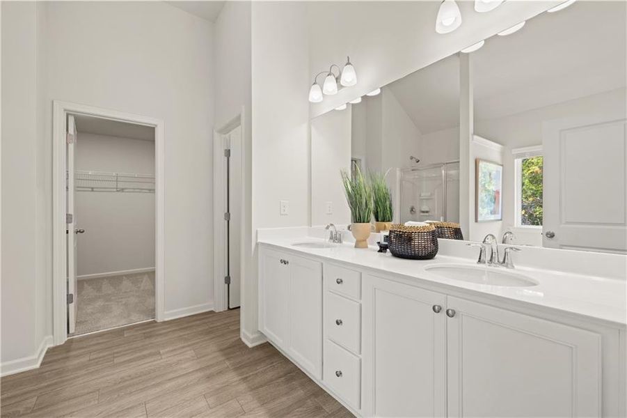 Furnished interior view inside a new home in Cascade Ridge at Niskey Lake, Atlanta (Image 4).
