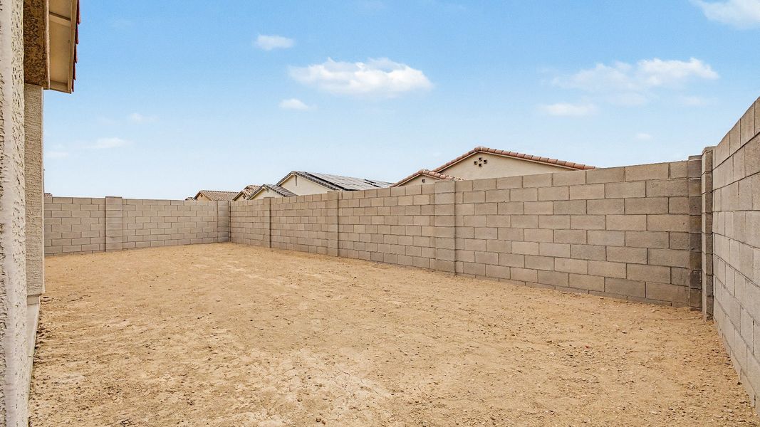 Larkspur Home Plan - Backyard Larkspur Home Plan - Backyard