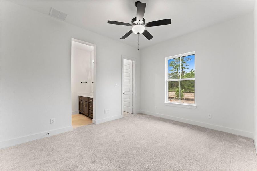 Bedroom 2 with Walk-in Closet and Jack and Jill Bath