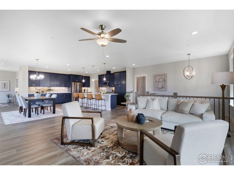 Furnished interior view inside a new home in , Greeley (Image 30).