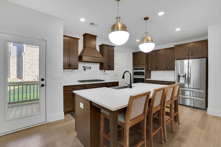 Furnished interior view inside a new home in , Flowery Branch (Image 31).