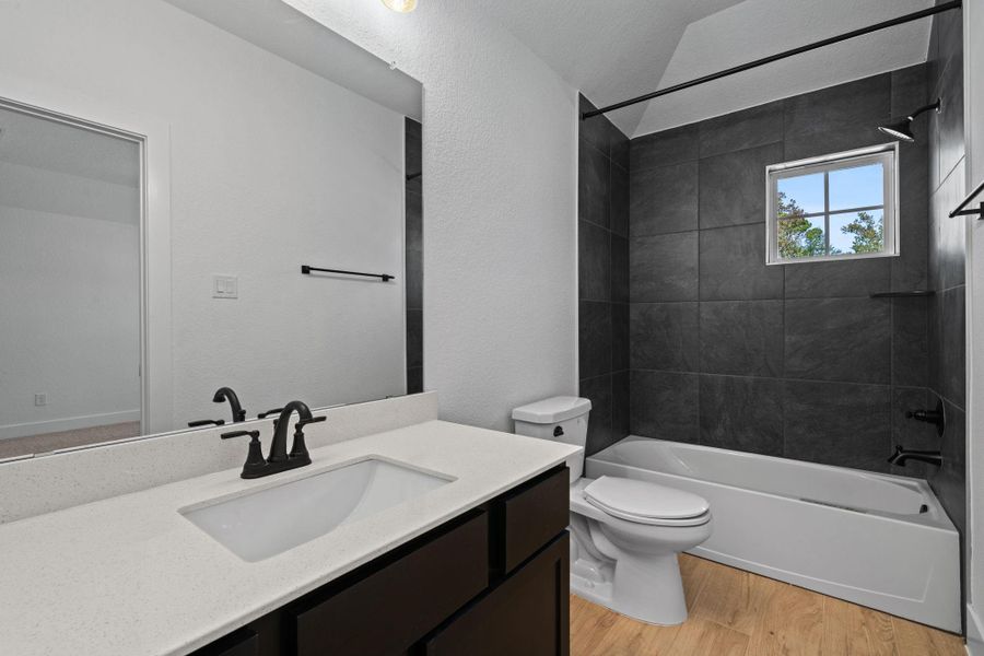 Furnished interior view inside a new home in The Woodlands Hills, Willis (Image 12).