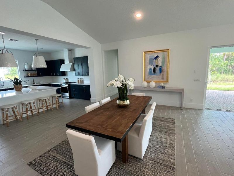 Kitchen & Dining Area - Furnished