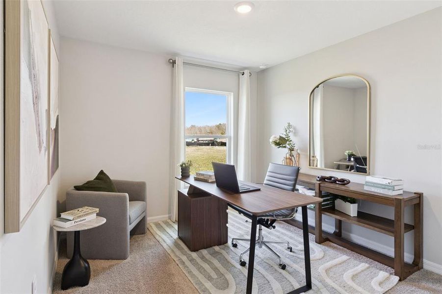 Furnished interior view inside a new home in , Tavares (Image 20).