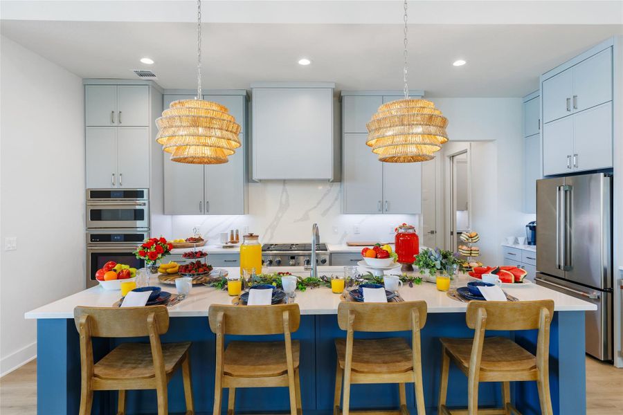 Kitchen featuring Custom Cabinets Deluxe 1” Slim Shaker overlay cabinetry. Kitchen featuring Custom Cabinets Deluxe 1” Slim Shaker overlay cabinetry.