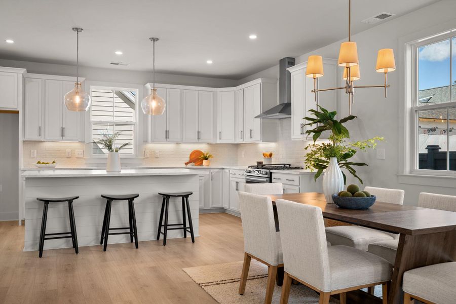 Furnished interior view inside a new home in , Summerville (Image 7).