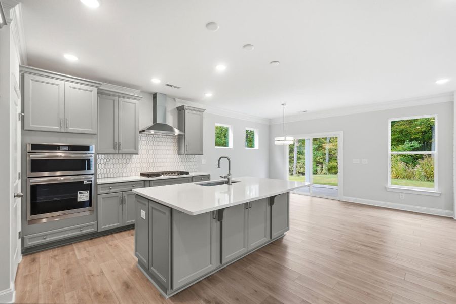 Furnished interior view inside a new home in Caldwell Forest, Charlotte (Image 7).