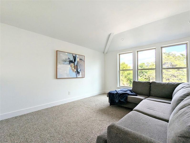 Furnished interior view inside a new home in , Dallas (Image 8).