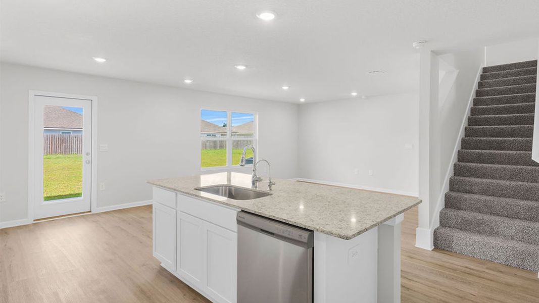Furnished interior view inside a new home in Wesley Park, Crawfordville (Image 12).