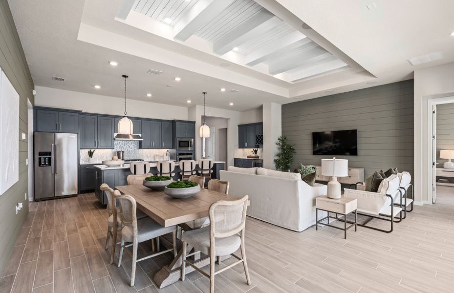 Furnished interior view inside a new home in Del Webb Oasis, Winter Garden (Image 6).