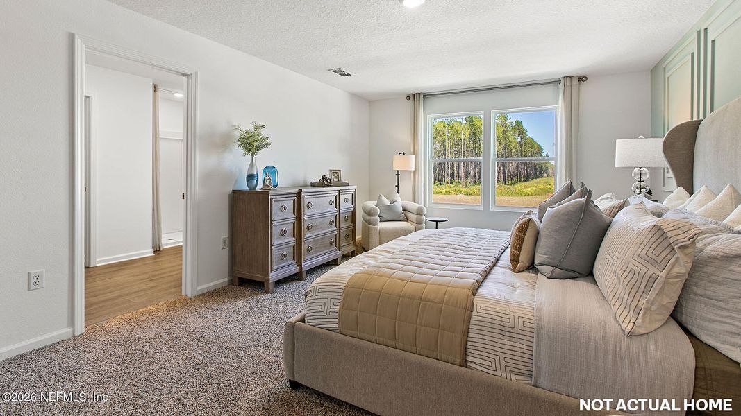 Furnished interior view inside a new home in Copes Landing, Jacksonville (Image 28).
