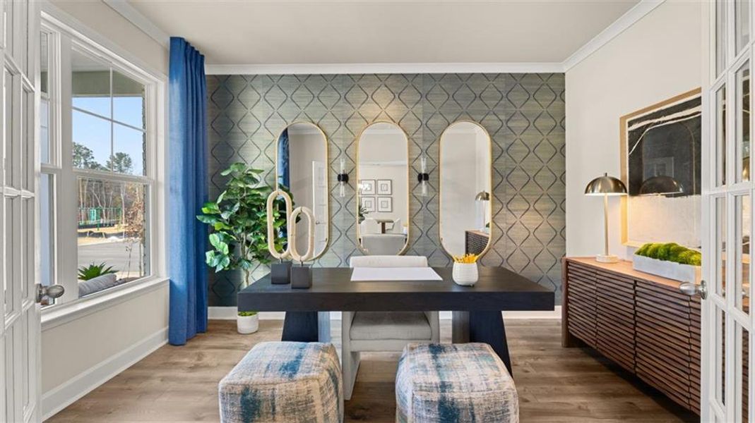 Furnished interior view inside a new home in The Gates at Pates Creek, Hampton (Image 9).