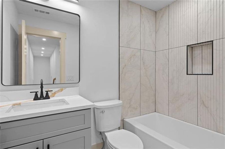 Furnished interior view inside a new home in , Powder Springs (Image 19).