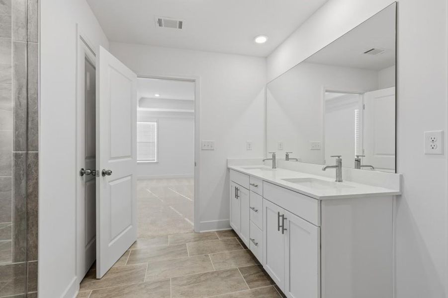 Furnished interior view inside a new home in Wellington Estates, Madison (Image 6). Furnished interior view inside a new home in Wellington Estates, Madison (Image 6).