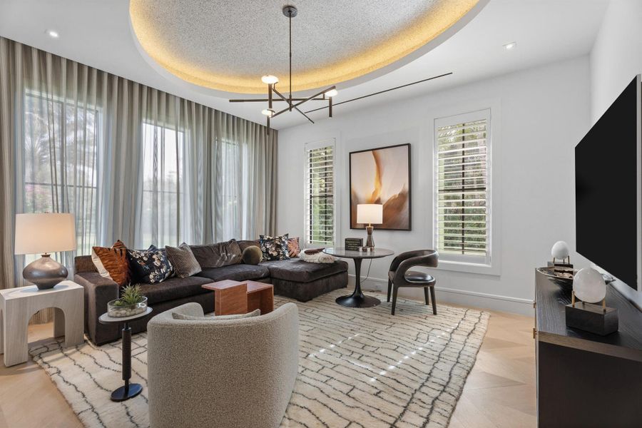 Furnished interior view inside a new home in , Jupiter (Image 11). Furnished interior view inside a new home in , Jupiter (Image 11).