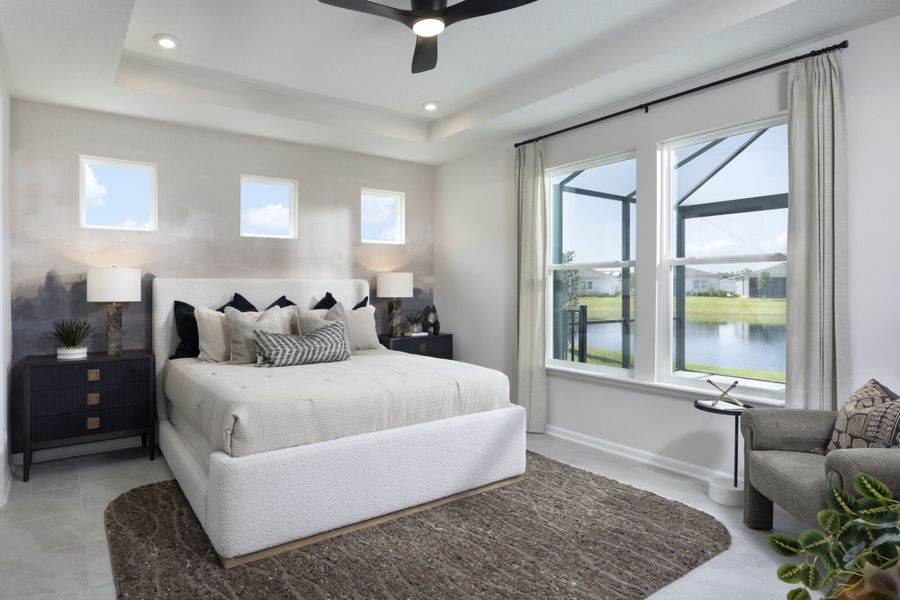 Representative furnished interior of a home built from the Barbados by Mattamy Homes in RiverTown, St. Johns (Image 10).