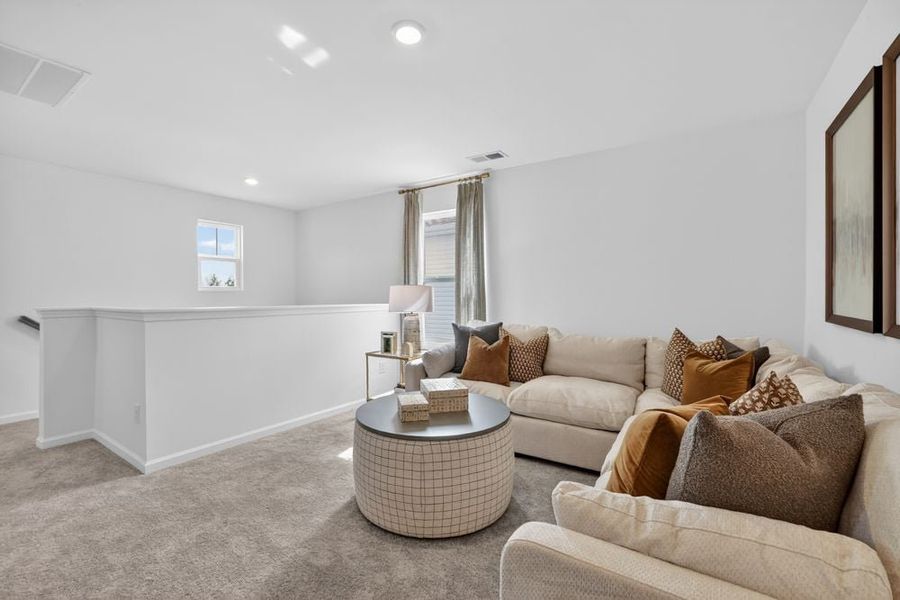 Representative furnished interior of a home built from the Linville by Taylor Morrison in Fincastle Glen, Shelby (Image 16).