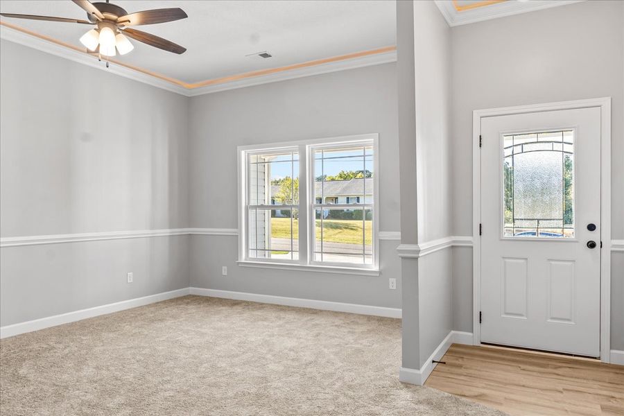Representative unfurnished interior of a home built from the Whitney by Enchanted Homes in Lonesome Dove, San Antonio (Image 31).