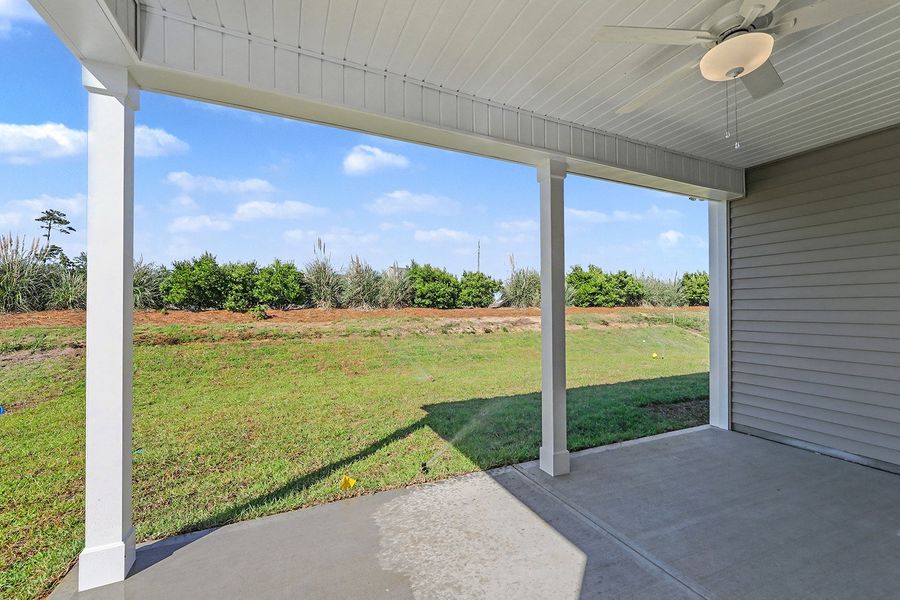 Exterior details and patio area of a home in Allston Park, Calabash (Image 21).