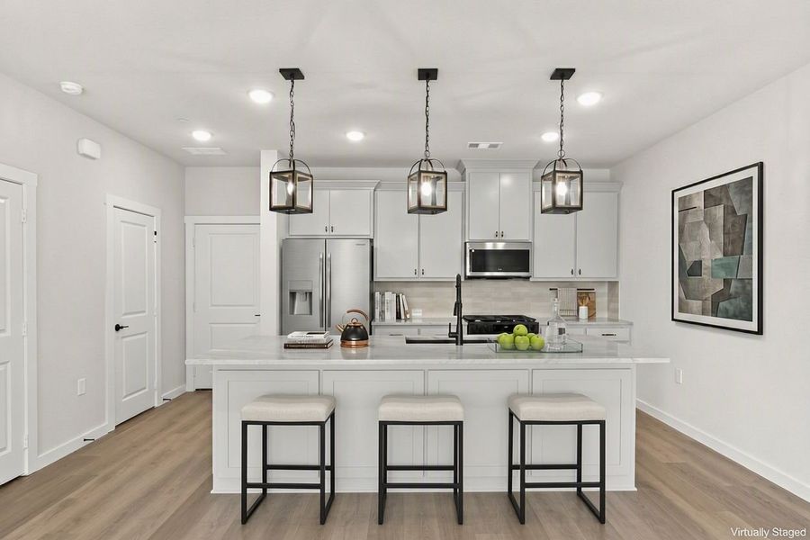 Furnished interior view inside a new home in Ten Mile Creek, Celina (Image 8).