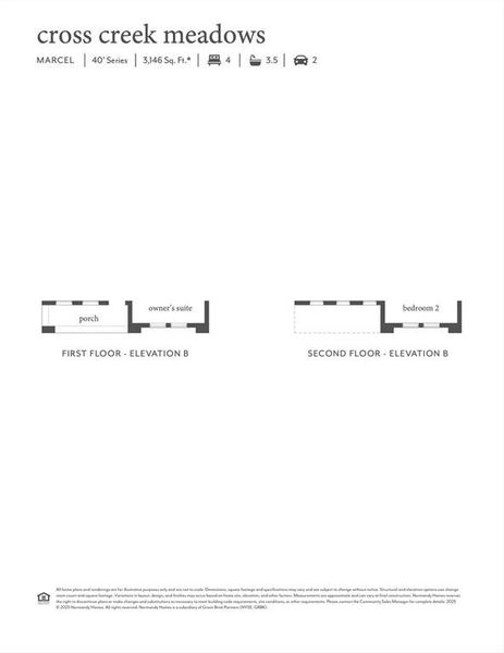 This dream home features elevation B and so much more!