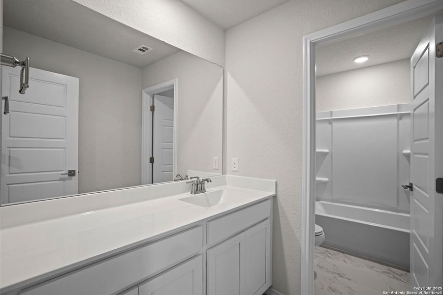 Furnished interior view inside a new home in Horizon Pointe, Converse (Image 92).