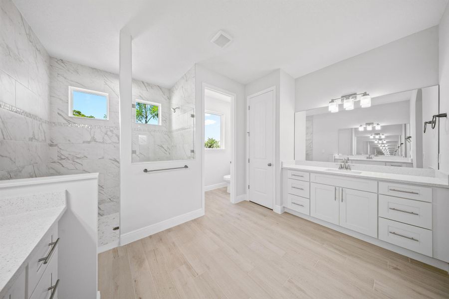 Furnished interior view inside a new home in , Port St. Lucie (Image 9).