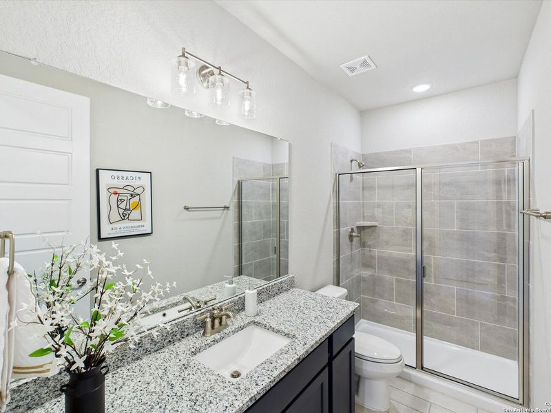 Furnished interior view inside a new home in Ladera, San Antonio (Image 18).