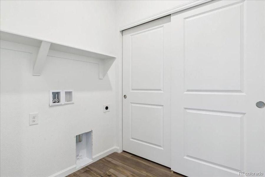 Furnished interior view inside a new home in Pacific Collection at The Townes at Skyline Ridge, Castle Pines (Image 6).