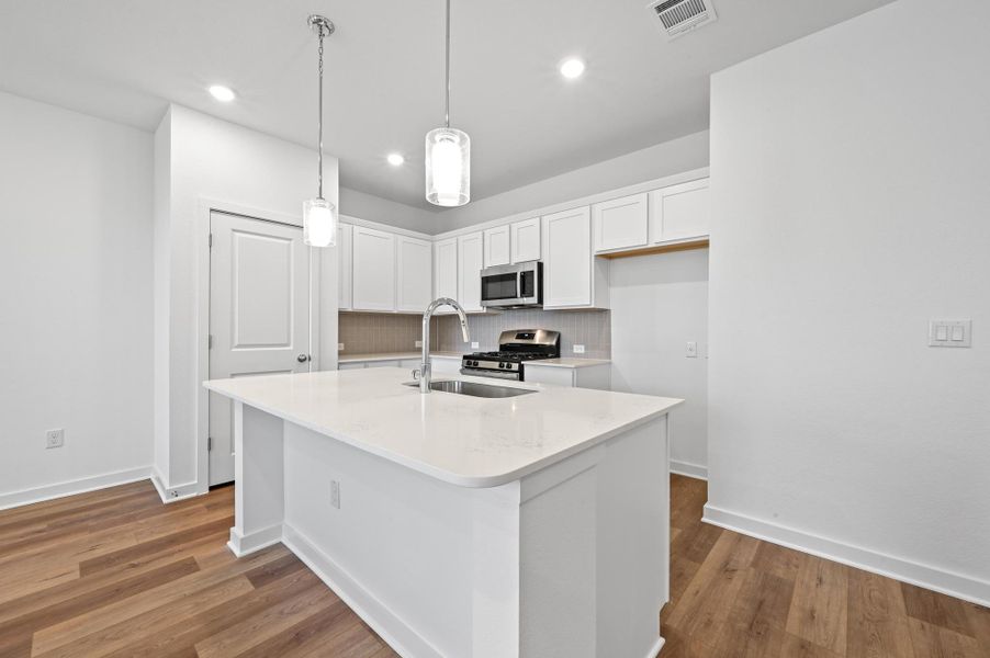 Furnished interior view inside a new home in , Buda (Image 5).