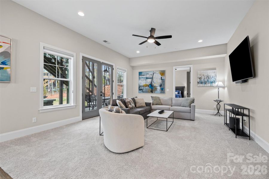 Furnished interior view inside a new home in , Charlotte (Image 37).