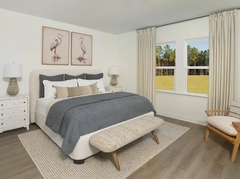 Furnished interior view inside a new home in , Ravenel (Image 4).