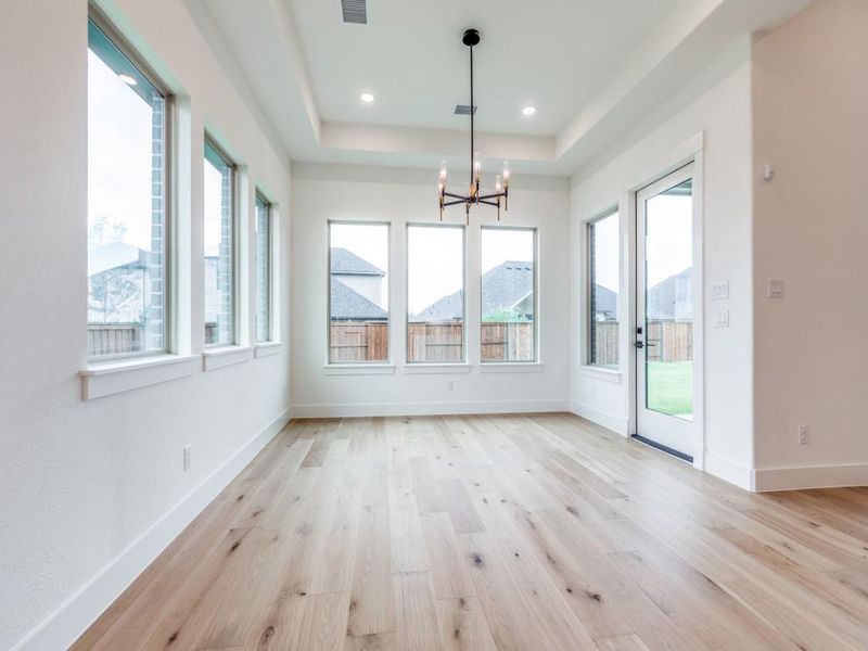 Light filled and stunning, you'll love hosting get togethers in this fantastic dining room!