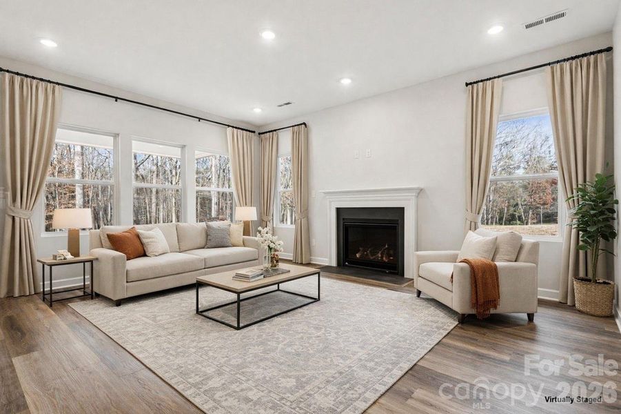 Furnished interior view inside a new home in , Statesville (Image 7).