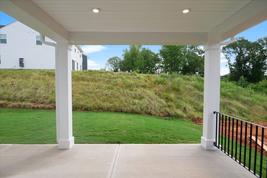 Exterior details and patio area of a home in Canterbrook Farms, Fountain Inn (Image 3). Exterior details and patio area of a home in Canterbrook Farms, Fountain Inn (Image 3).