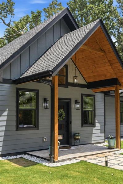 Exterior details and patio area of a home in , Ellijay (Image 39). Exterior details and patio area of a home in , Ellijay (Image 39).