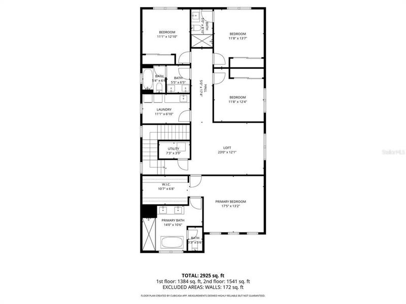 2D floor plan layout of this home in , Orlando, FL (Image 7). 2D floor plan layout of this home in , Orlando, FL (Image 7).