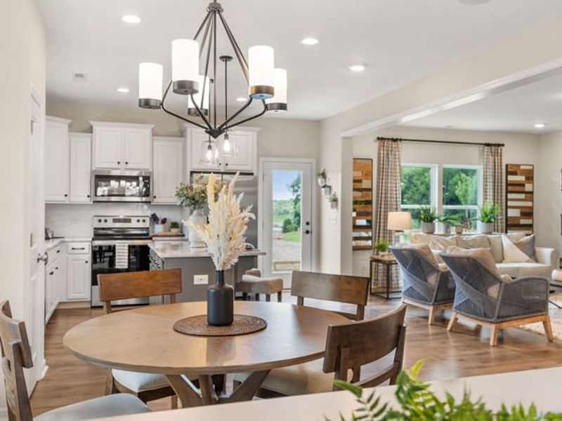 Representative furnished interior of a home built from the Somerset by True Homes in Swaim Meadows, Winston-Salem (Image 7).