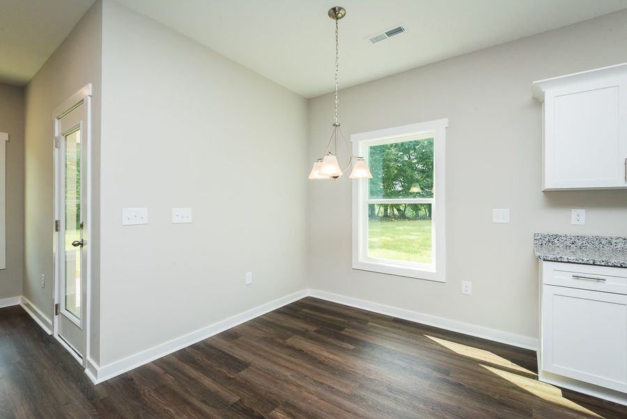 Representative unfurnished interior of a home built from the Landon by Foundation Home Builders LLC in Pallini Place, Ossipee (Image 10).