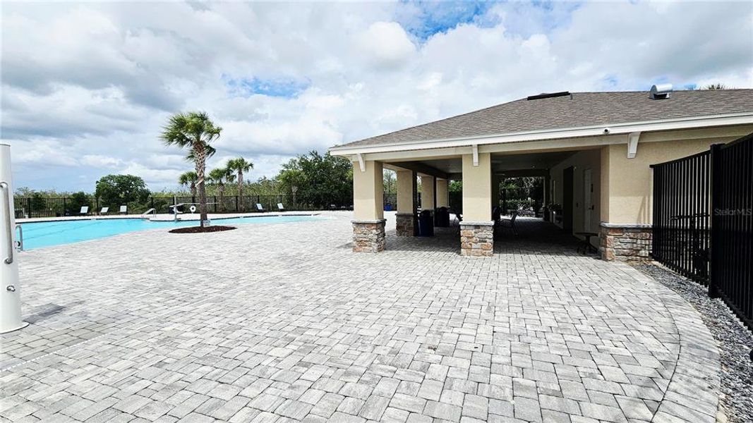 Exterior details and patio area of a home in , Haines City (Image 2). Exterior details and patio area of a home in , Haines City (Image 2).