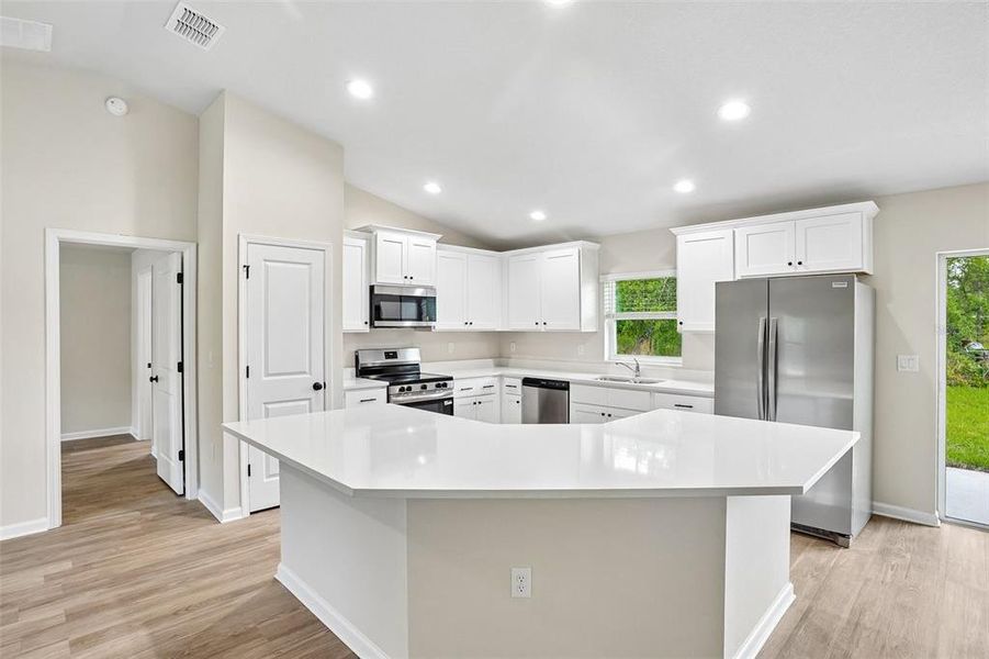 Furnished interior view inside a new home in , Ocala (Image 8).