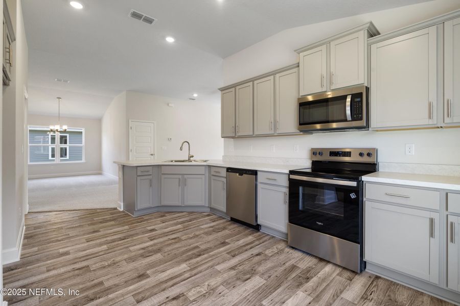Furnished interior view inside a new home in Summerglen, Jacksonville (Image 11).