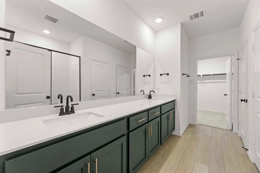 Furnished interior view inside a new home in Monticello Park, Princeton (Image 12).