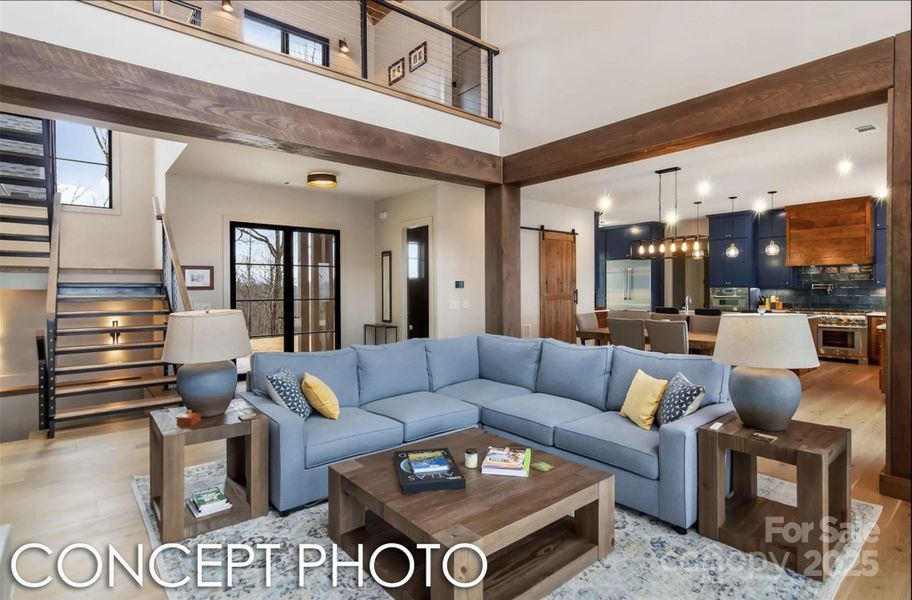 Furnished interior view inside a new home in , Black Mountain (Image 7).