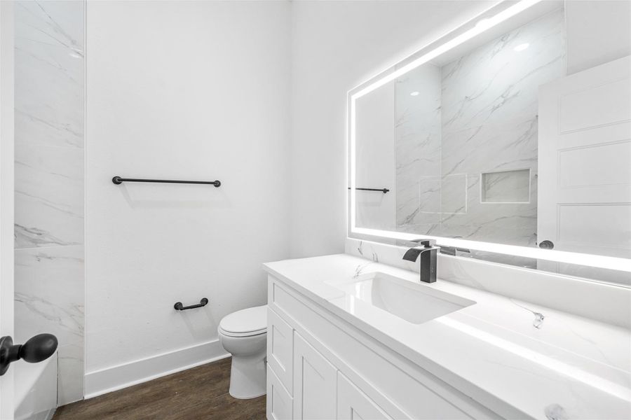 Furnished interior view inside a new home in , Huffman (Image 7).