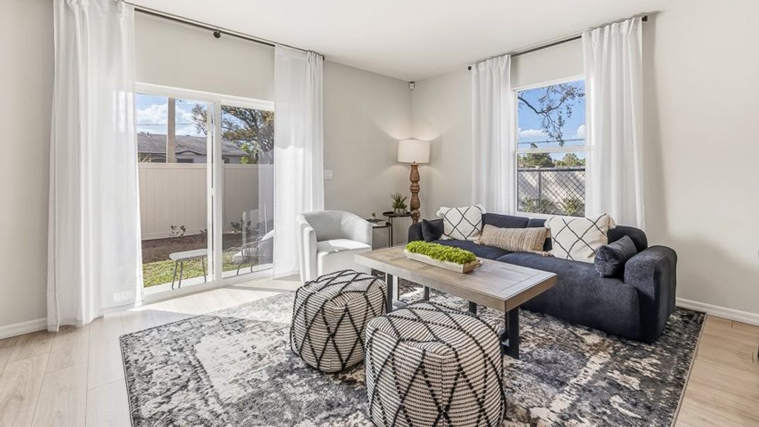 Furnished interior view inside a new home in Townes at Island Lake, Pinellas Park (Image 8).